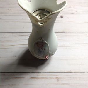 Precious moments candle holder vase